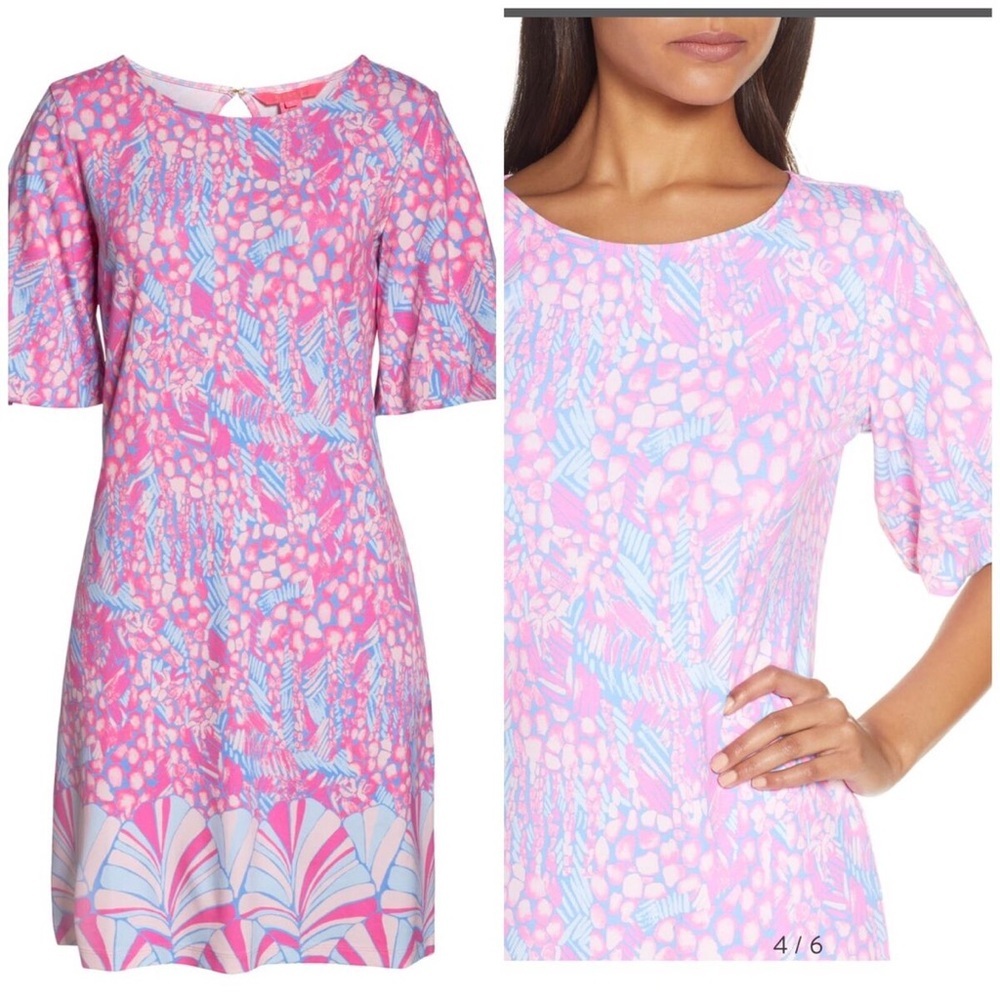 LILLY PULITZER Britton pink sorbet dress xs